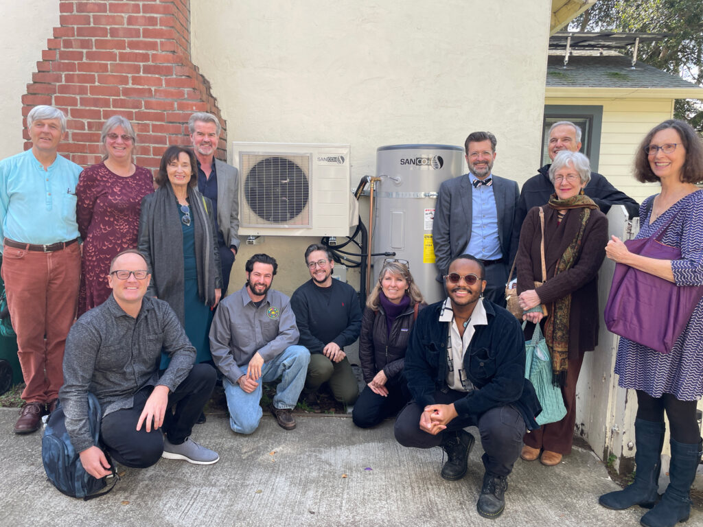 Montclair Presbyterian Church members meet with representatives from CalNEXT, TECH Clean California, Energy Solutions, Good Fit Plumbing, and We Can Do It Plumbing.