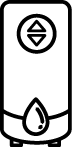 heat pump water heater icon
