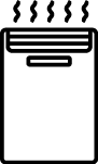 room heat pump icon